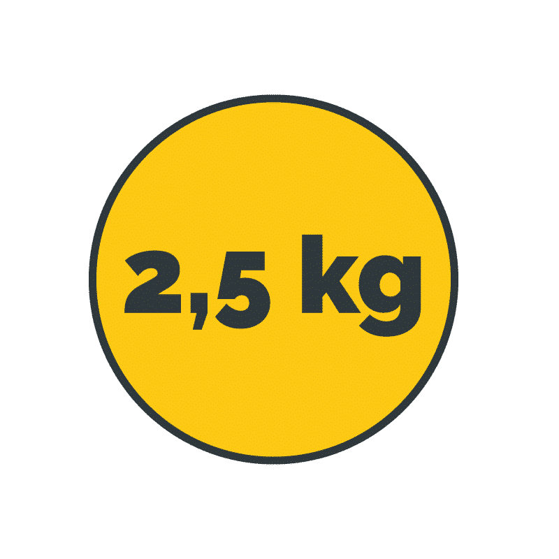 2,5 kg