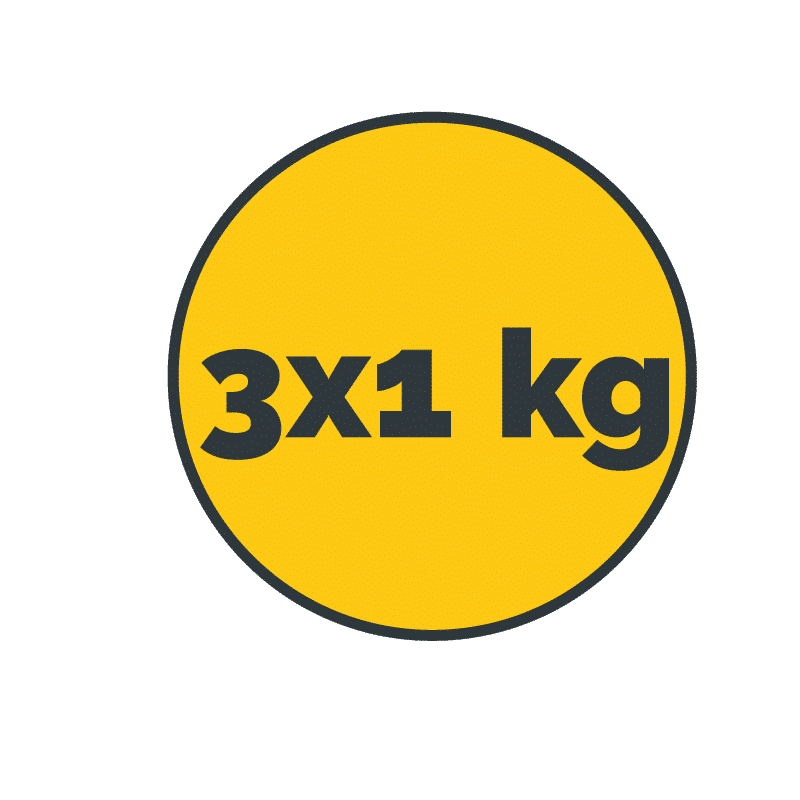 3x1 kg